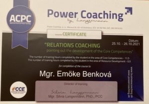 certifikat relations coaching