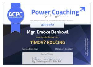 certifikat timovy koucing